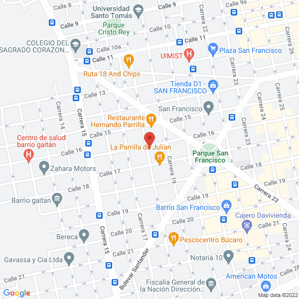 Map of Club Harlistas Fariseos