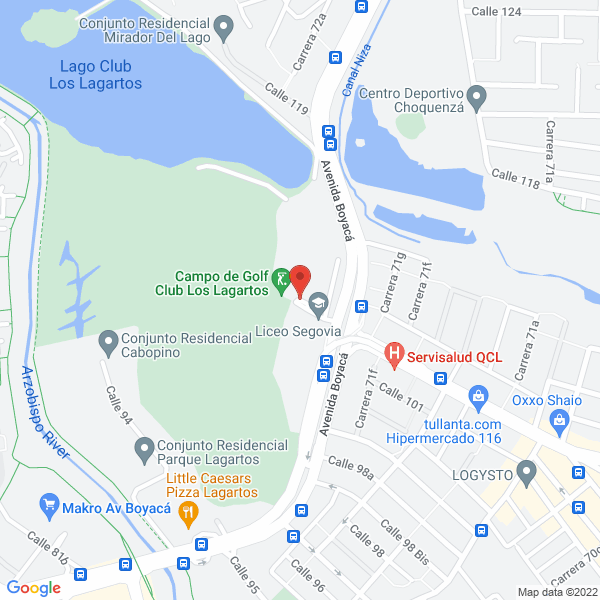 Mapa de Club Los Lagartos