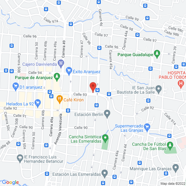 Mapa de Asesorias Y Tramites De Transito Carlos Mario