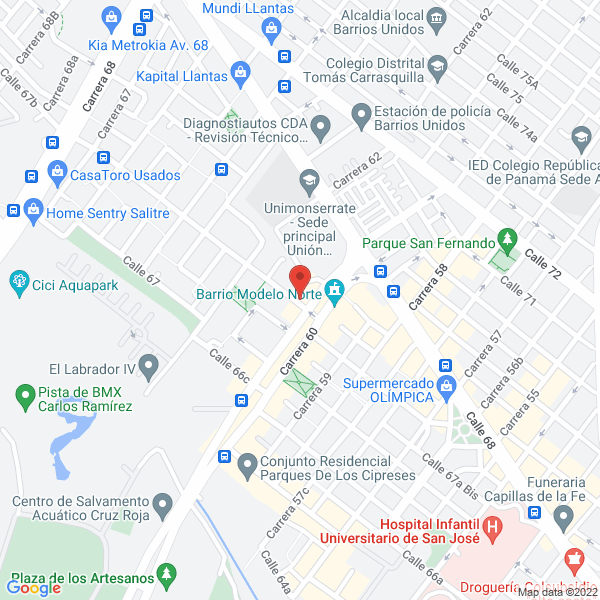 Mapa de Coffe Break Catering Service S.A.S.