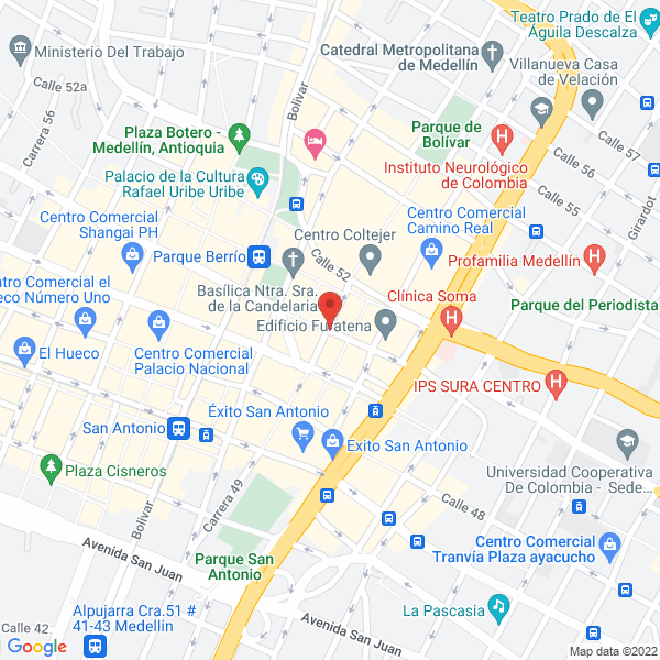 Mapa de Coffe Express 122