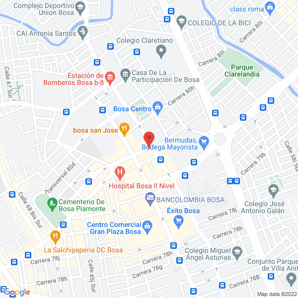 Mapa de Chicken Broaster Todo Rico