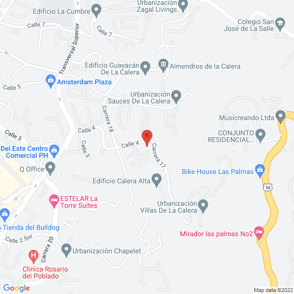 Mapa de Chocolates G Y M