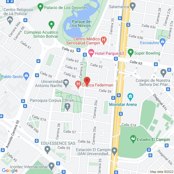 Mapa de Comercial Fox S.A.S.