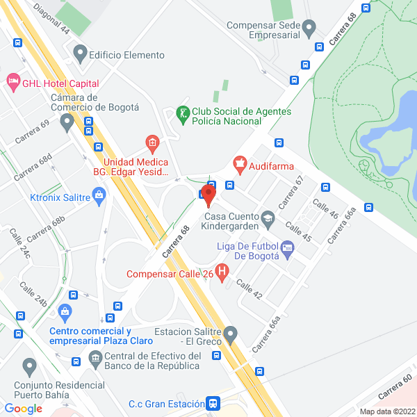 Mapa de Coovipor Cta