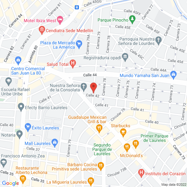 Mapa de Comerciautos