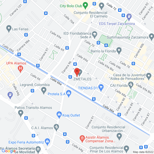 Mapa de Comercilizadora Davipez