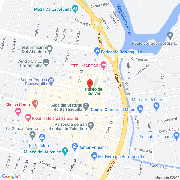 Map of Comercio Internacional Máxima-Plus Ltda.