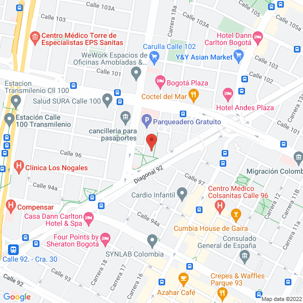 Mapa de Comestibles La Rosa S.A.