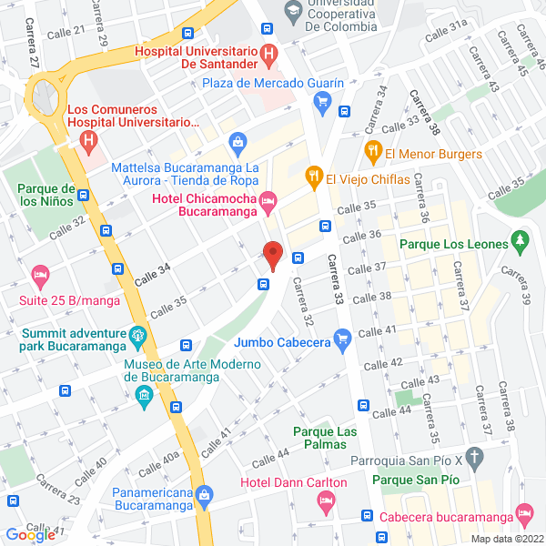 Map of Compañía De Valuación E Ingeniería S.A.S.