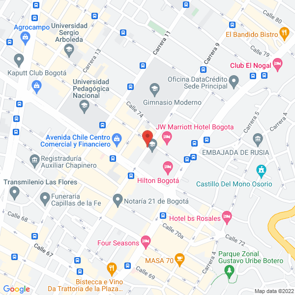 Mapa de Compañía General De Inversiones S.A.S.