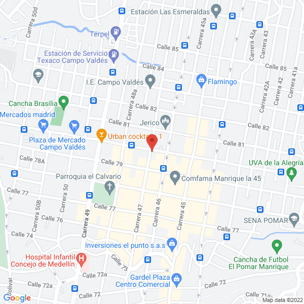 Mapa de Comercializadora De Legumbres Ferney Ortiz