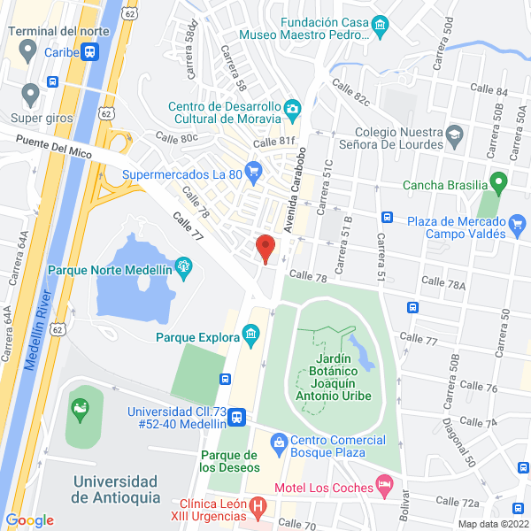 Mapa de Comercializadora Exporplas S.A.