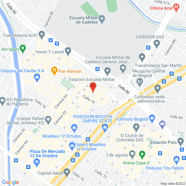 Mapa de Comercializadora Ferripatric C.V. S.A.S.