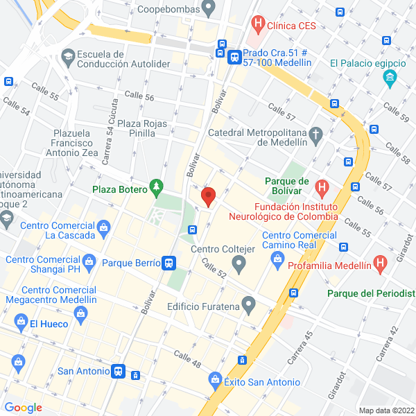 Mapa de Comercializadora G R Y Cia Ltda
