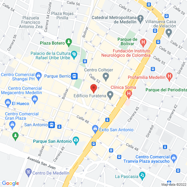 Mapa de Cristal De Novias