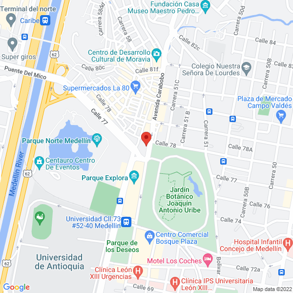 Mapa de Cristales Santa Maria