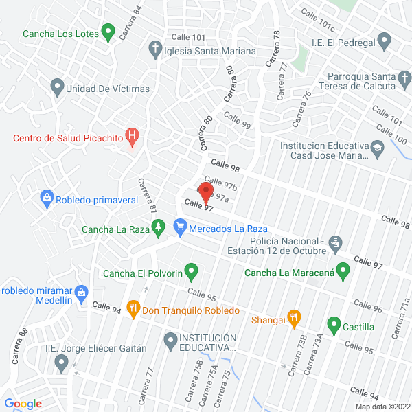 Mapa de Deposito De Materiales La Sierra