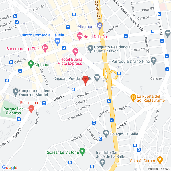 Map of Depósito De Materiales Popular