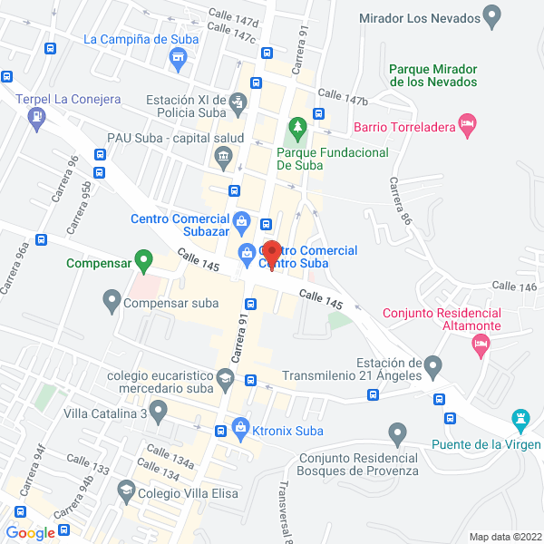 Mapa de Deposito Sander Ltda