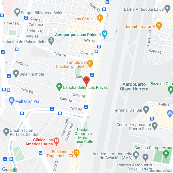 Mapa de Deposito Y Ferretería Las Playas