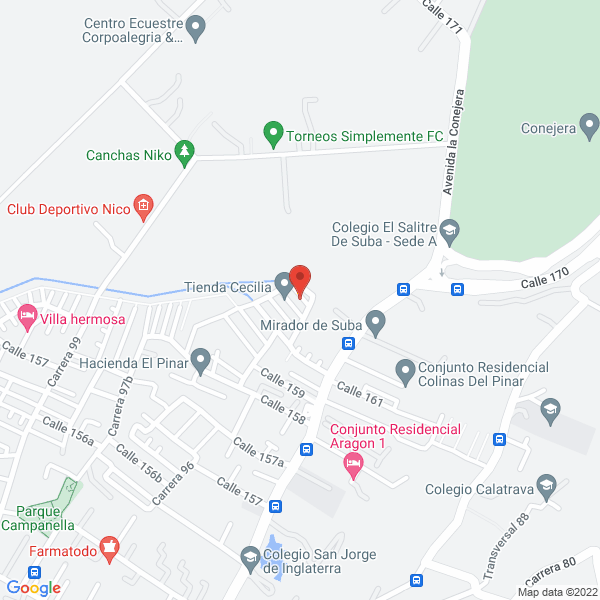 Mapa de Distribuidora Proavipan S.A.S.