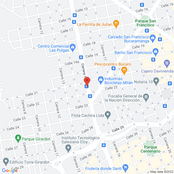Map of Distribuidora Terinsa