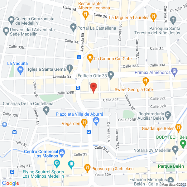 Mapa de Distrisabor Y.V