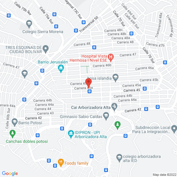 Mapa de Distriservir S.A.S.