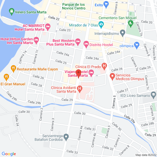 Map of Donde Rita Postres
