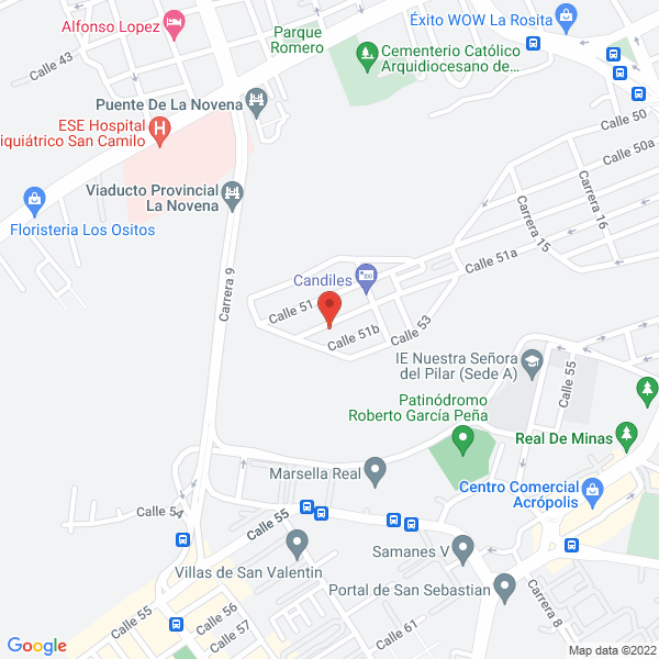 Map of Dorian Spa Equilibrio Vital