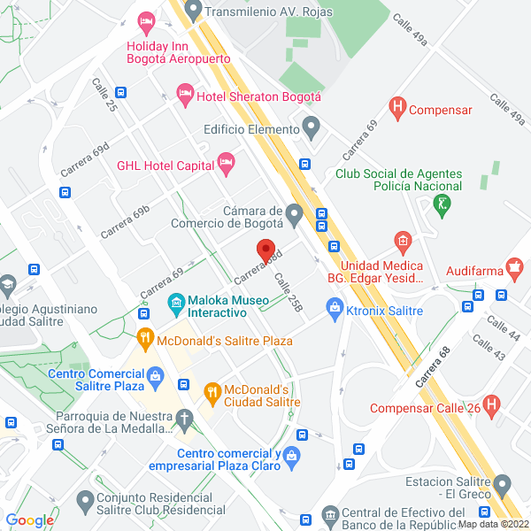 Mapa de Dos G. Construcciones S.A.S.