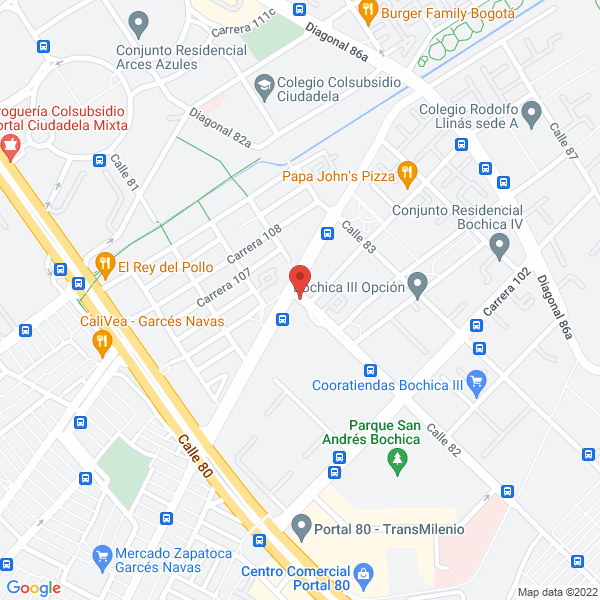 Mapa de Droguería Alle Farmacia