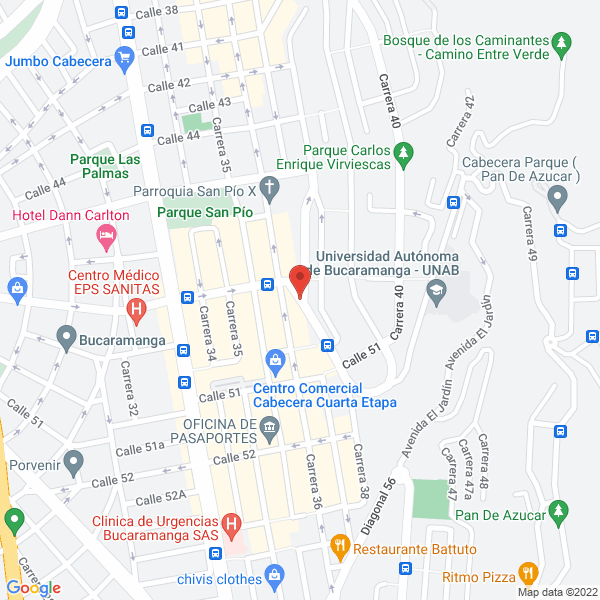 Map of Droguería Buen Vivir