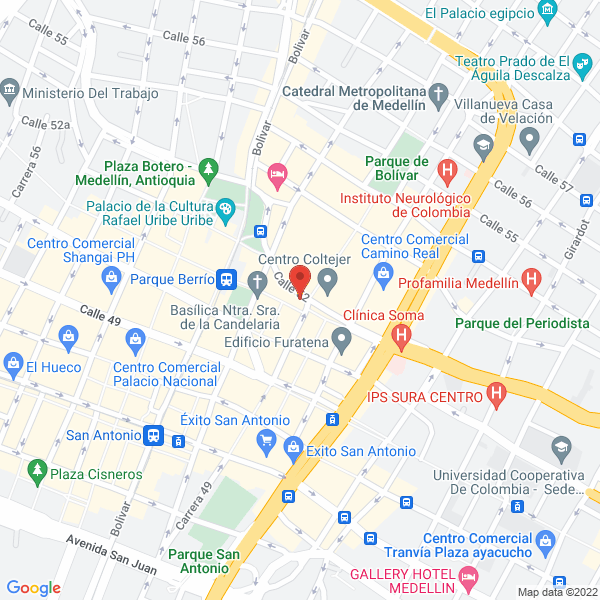 Mapa de Droguería Fax