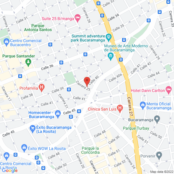 Map of Droguería Interfamiliar
