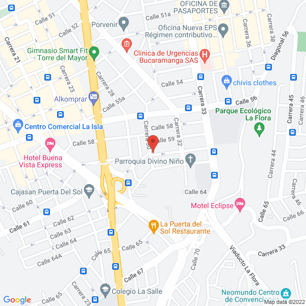 Map of Droguería La 62