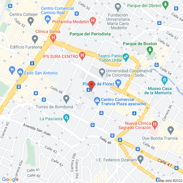 Mapa de Droguería Macro-Descuentos