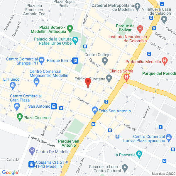 Mapa de Droguería Hiperdescuendos Mv