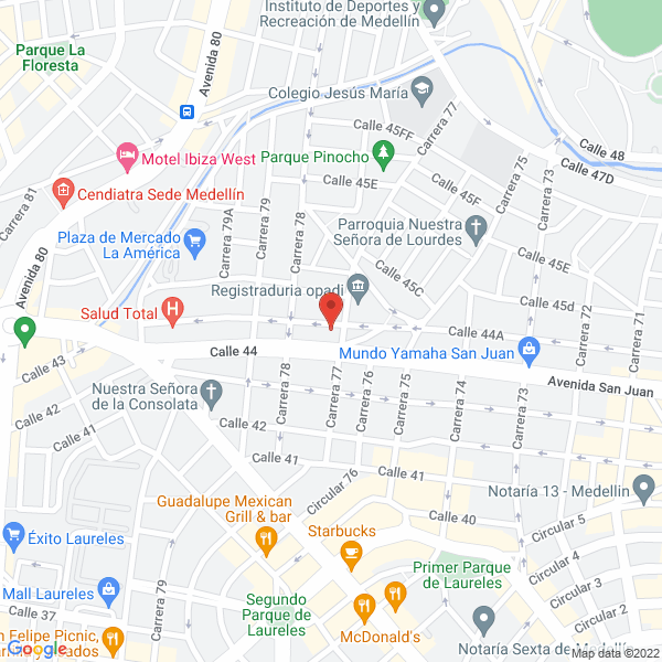 Mapa de Diparco Ltda.