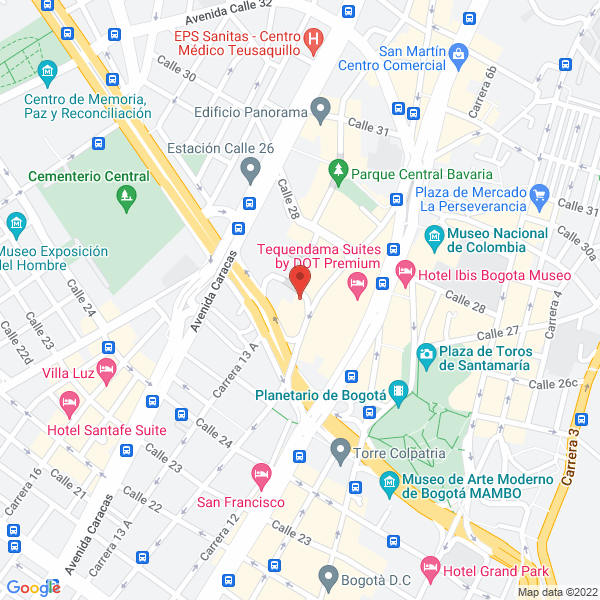 Mapa de Cybertech De Colombia Ltda.