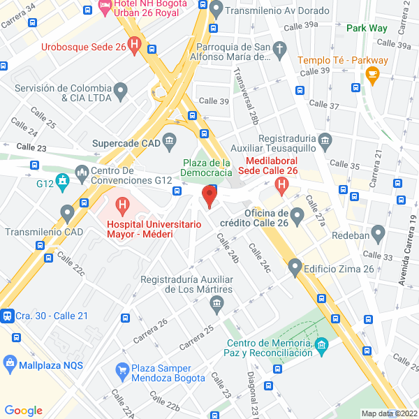 Mapa de Cygni Ingeniería Ltda