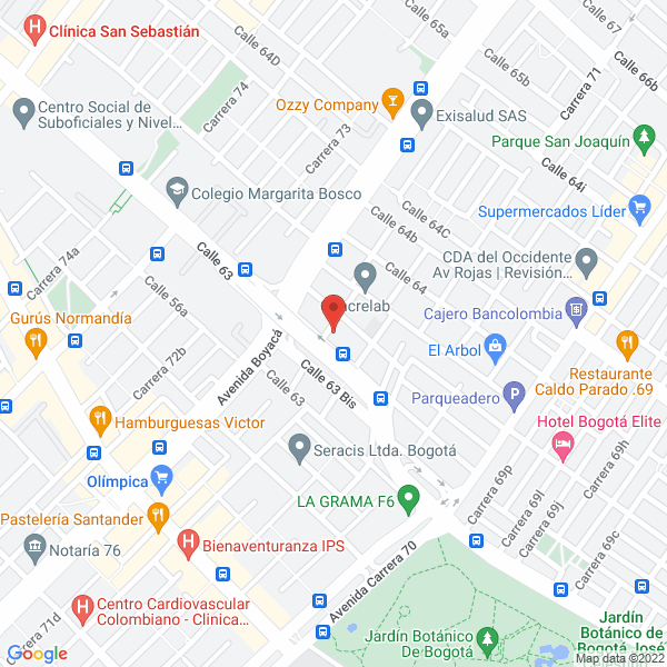 Mapa de Cylinder Store E.U.