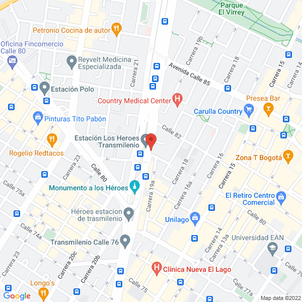 Mapa de D Y J Marketing Ltda.