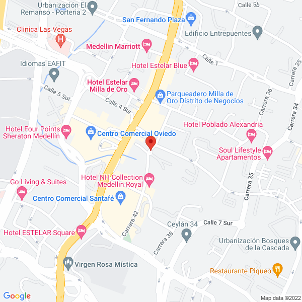 Mapa de D"Acosta Travels