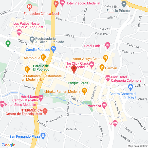 Mapa de D'André Gourmett
