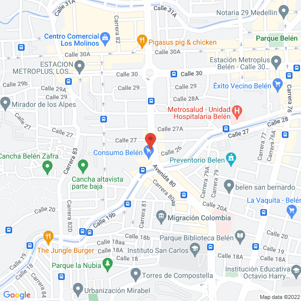 Mapa de De Puro Café