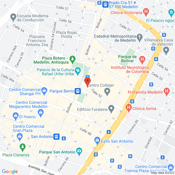 Mapa de Consultorio Odontológico Avenida