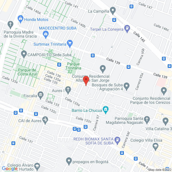 Mapa de Contratista Jvc S.A.S.