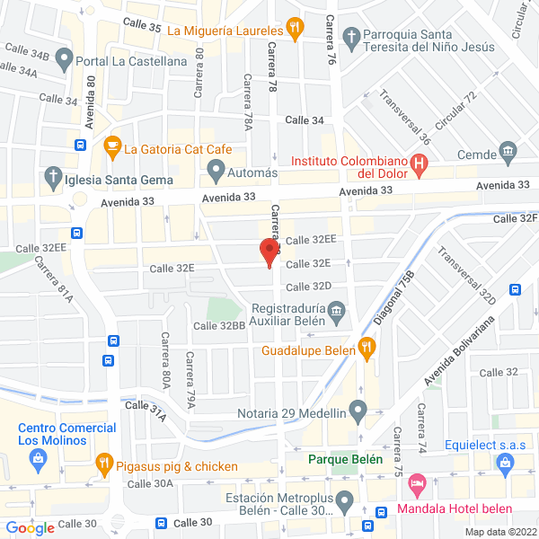 Mapa de Duque Asociados Consultores En Seguros